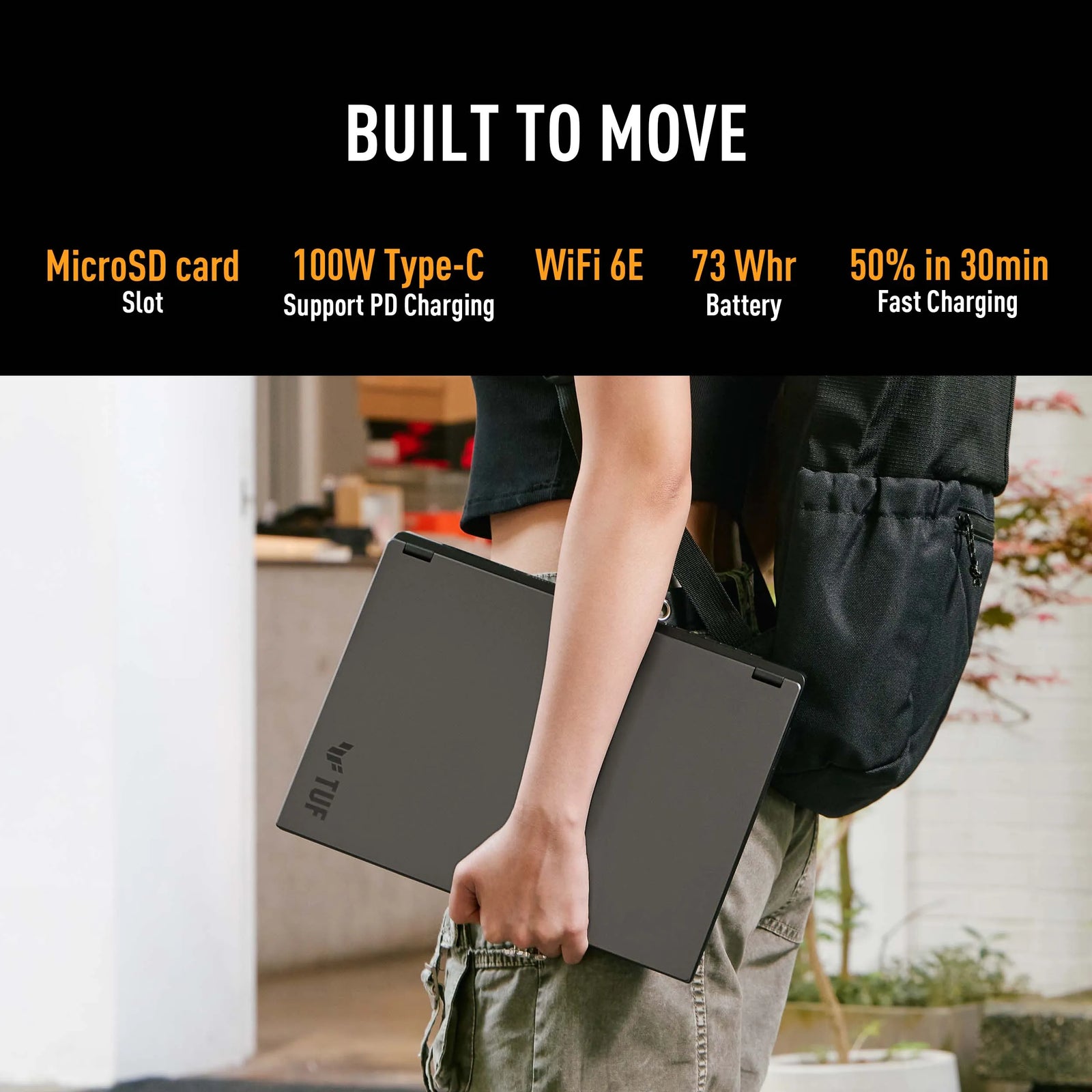 ASUS TUF Gaming A14, AMD Ryzen AI 9 HX 370, RTX 4060 GPU 16GB, 1TB PCIe® 4.0 NVMe™ M.2 SSD, 35.56 cms (14), 2.5K, FA401WV-RG475WS - | Buy Online at Shwetha Computers