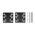 Fractal Universal Multi Bracket Type-A Black (Dual Pack)