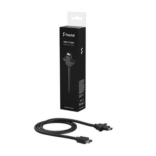 Fractal USB-C 10Gbps Cable – Model D (Black)