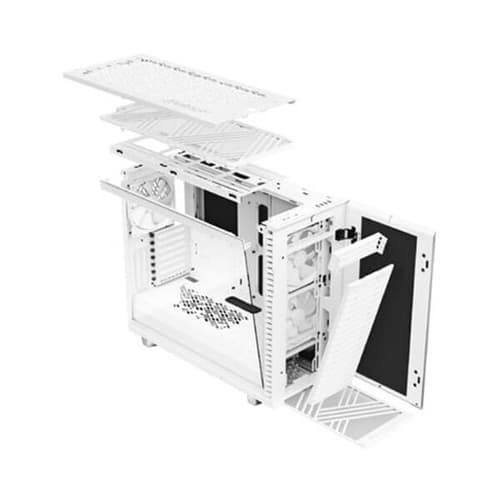 Fractal Define 7 White Solid Mid Tower Cabinet - | Buy Online at Shwetha Computers