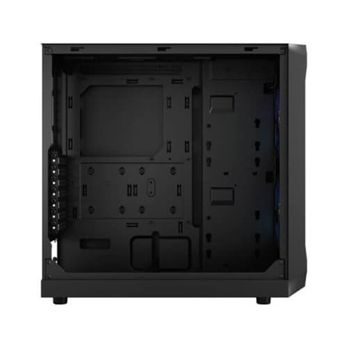 Fractal Focus 2 RGB Black TG Clear Tint Mid Tower Cabinet - | Buy Online at Shwetha Computers
