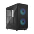 Fractal Focus 2 RGB Black TG Clear Tint Mid Tower Cabinet - | Buy Online at Shwetha Computers