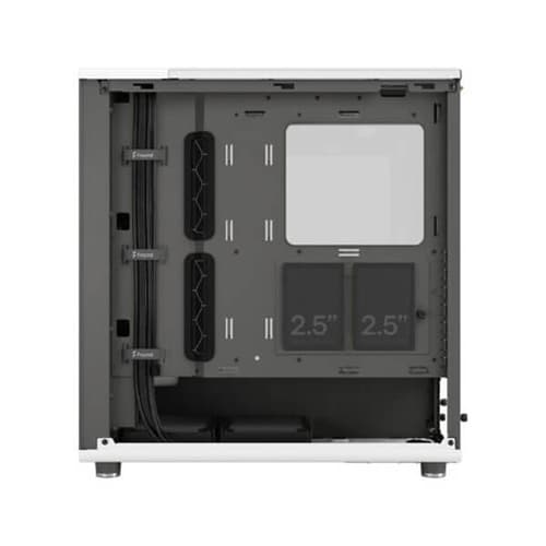 Fractal North Chalk White TG Dark Mid Tower Cabinet - | Buy Online at Shwetha Computers