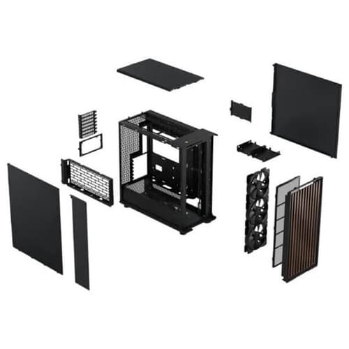 Fractal North XL Charcoal Black Mid Tower Cabinet - | Buy Online at Shwetha Computers