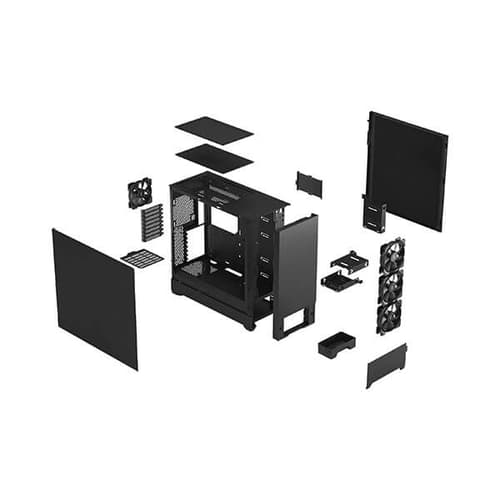 Fractal Pop XL Silent Black Solid Full Tower Cabinet - | Buy Online at Shwetha Computers