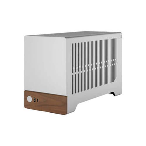 Fractal Terra Silver Mini Tower Cabinet