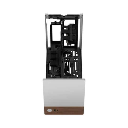 Fractal Terra Silver Mini Tower Cabinet