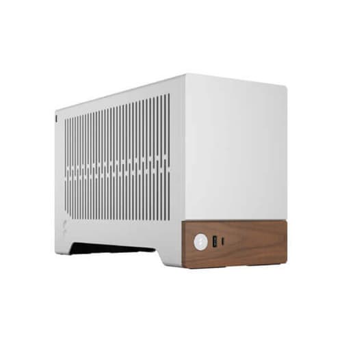 Fractal Terra Silver Mini Tower Cabinet