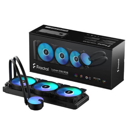 Fractal Lumen S36 RGB V2 CPU Liquid Cooler (Black) - | Buy Online at Shwetha Computers