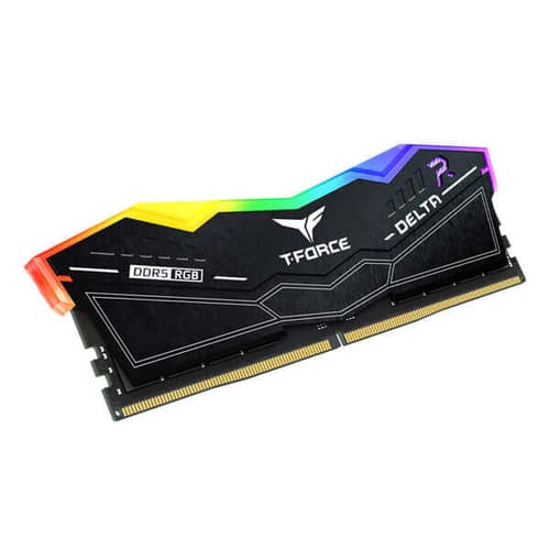 TEAMGROUP T-FORCE Delta RGB CL36 DDR5 16GB 5600MHz Desktop RAM (Black) - | Buy Online at Shwetha Computers