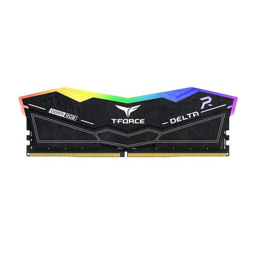 TEAMGROUP T-FORCE Delta RGB CL36 DDR5 16GB 5600MHz Desktop RAM (Black) - | Buy Online at Shwetha Computers
