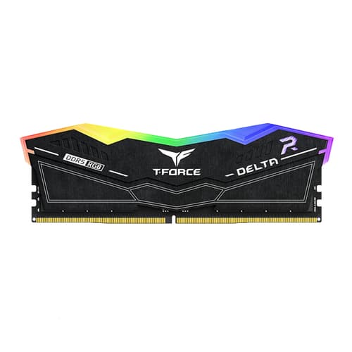 TEAMGROUP T-FORCE Delta RGB CL40 DDR5 32GB 5200MHz Desktop RAM (Black) - | Buy Online at Shwetha Computers