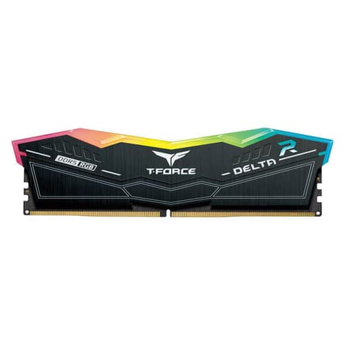 TEAMGROUP T-Force Delta RGB DDR5 32GB (16GBx2) 6000MHz Desktop RAM (Black)
