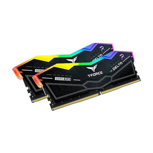 TEAMGROUP T-FORCE Delta RGB CL34 DDR5 32GB (16GBx2) 7200MHz Desktop RAM (Black) - | Buy Online at Shwetha Computers