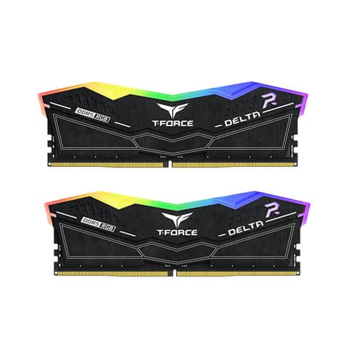 TEAMGROUP T-Force Delta RGB DDR5 64GB (32GBx2) 6000MHz Desktop RAM (Black)