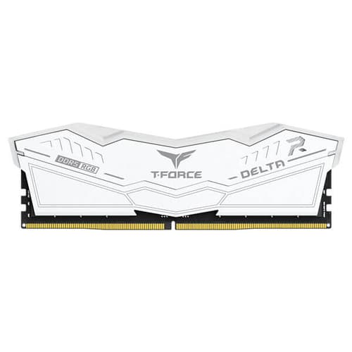 TEAMGROUP T-FORCE Delta RGB CL32 DDR5 32GB (16GBx2) 5600MHz Desktop RAM (White) - | Buy Online at Shwetha Computers