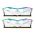 TEAMGROUP T-Force Delta RGB DDR5 64GB (32GBx2) 6000MHz Desktop RAM (White)