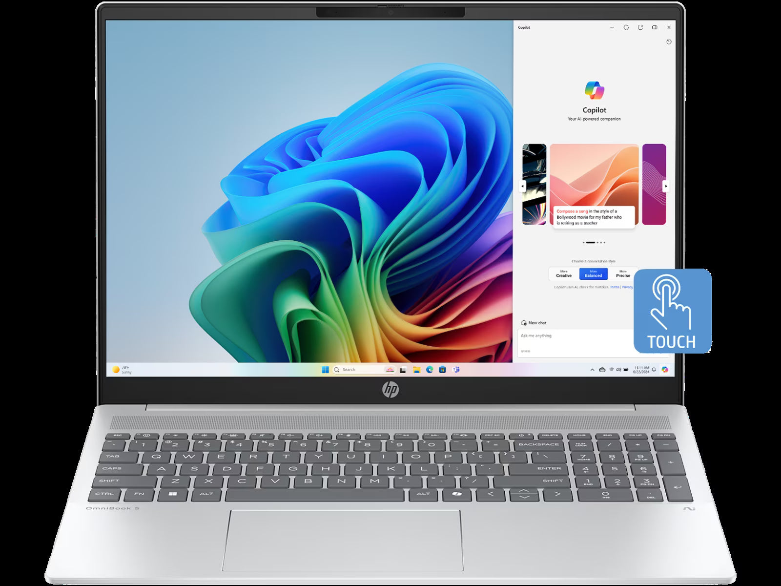 HP Omni Book 5 Next Gaming Laptop AMD Ryzen AI 7 processor, 16GB, 512GB SSD, AMD Radeon 860M Graphics, 16" 2K, 16-AG1048AU - | Buy Online at Shwetha Computers