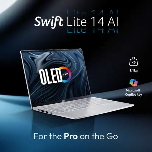 Acer Swift Lite (SFL14-54M) Gaming Laptop Ultra 5 processor 115U, Intel Graphics, 16 GB, 512GB SSD, 14" WUXGA, NX.D2GSI.001 - | Buy Online at Shwetha Computers