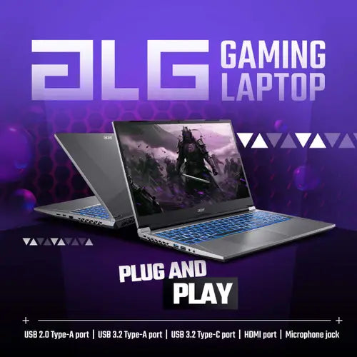 Acer ALG Gaming (AL15G-53) Gaming Laptop Intel Core i7-13620H processor, RTX 3050, 16 GB, 1024GB SSD, 15.6" FHD, UN.34LSI.007