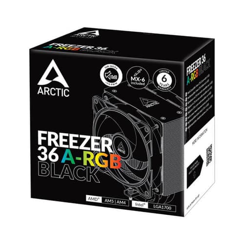 Arctic Freezer 36 ARGB High Performance CPU Air Cooler (Black)