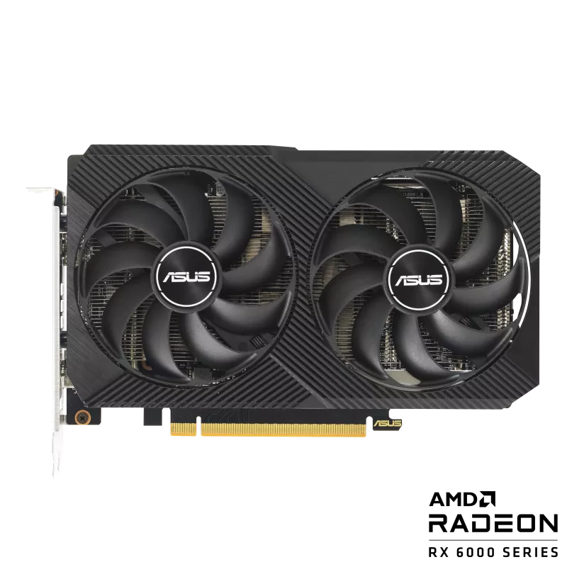 ASUS Dual Radeon RX 6500 XT V2 OC Edition 4GB GDDR6 64-Bit Gaming Graphics Card