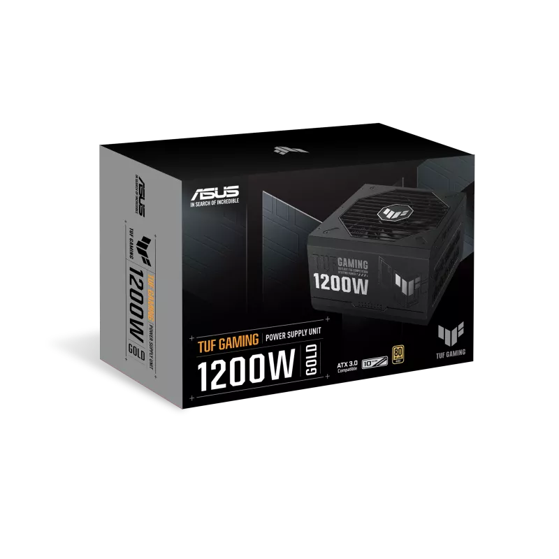 ASUS TUF 1200G Gold PSU delivers stable power for gaming PCs