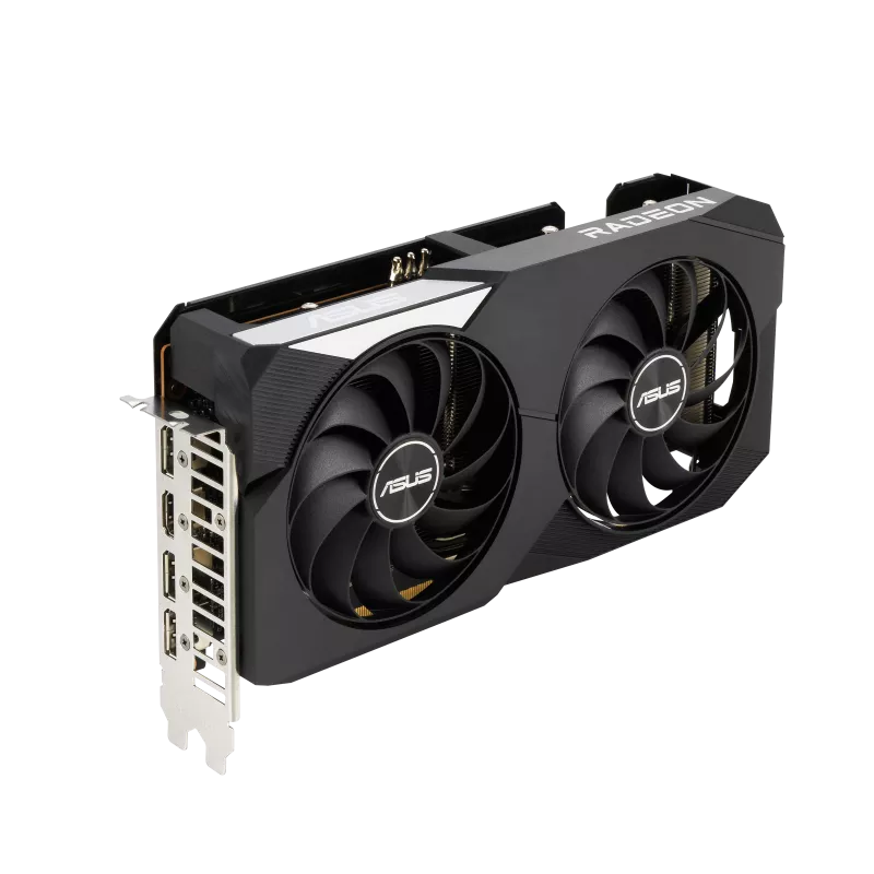 ASUS Dual Radeon RX 6600 8GB GDDR6 128-Bit Gaming Graphics Card