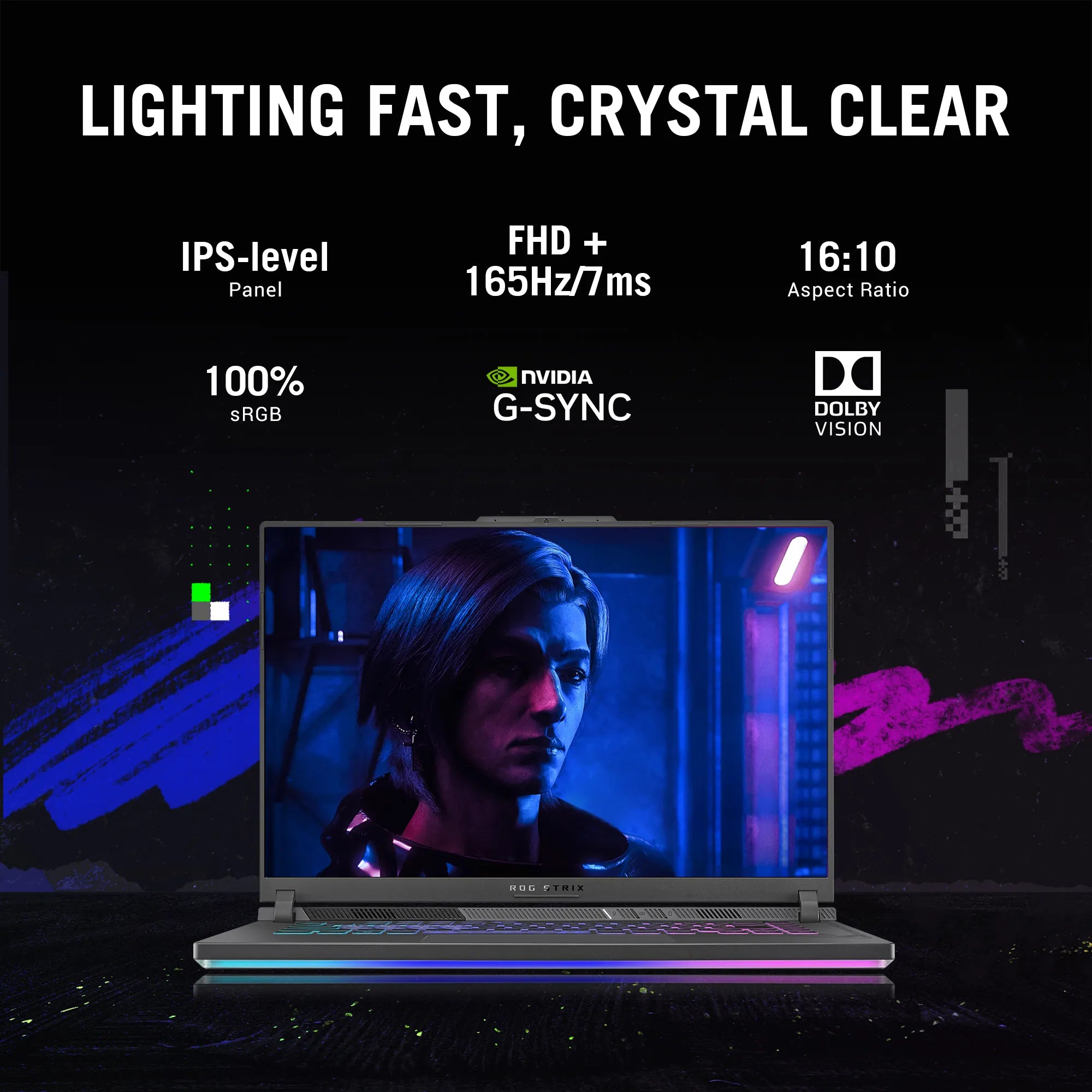 Asus ROG Strix G16, Gaming Laptop, Intel Core i7-13650HX, RTX 4050 GPU ,16GB,1TB PCIe® 4.0 NVMe™ M.2 SSD,40.64 cms (16), FHD, G614JU-N4200WS - | Buy Online at Shwetha Computers
