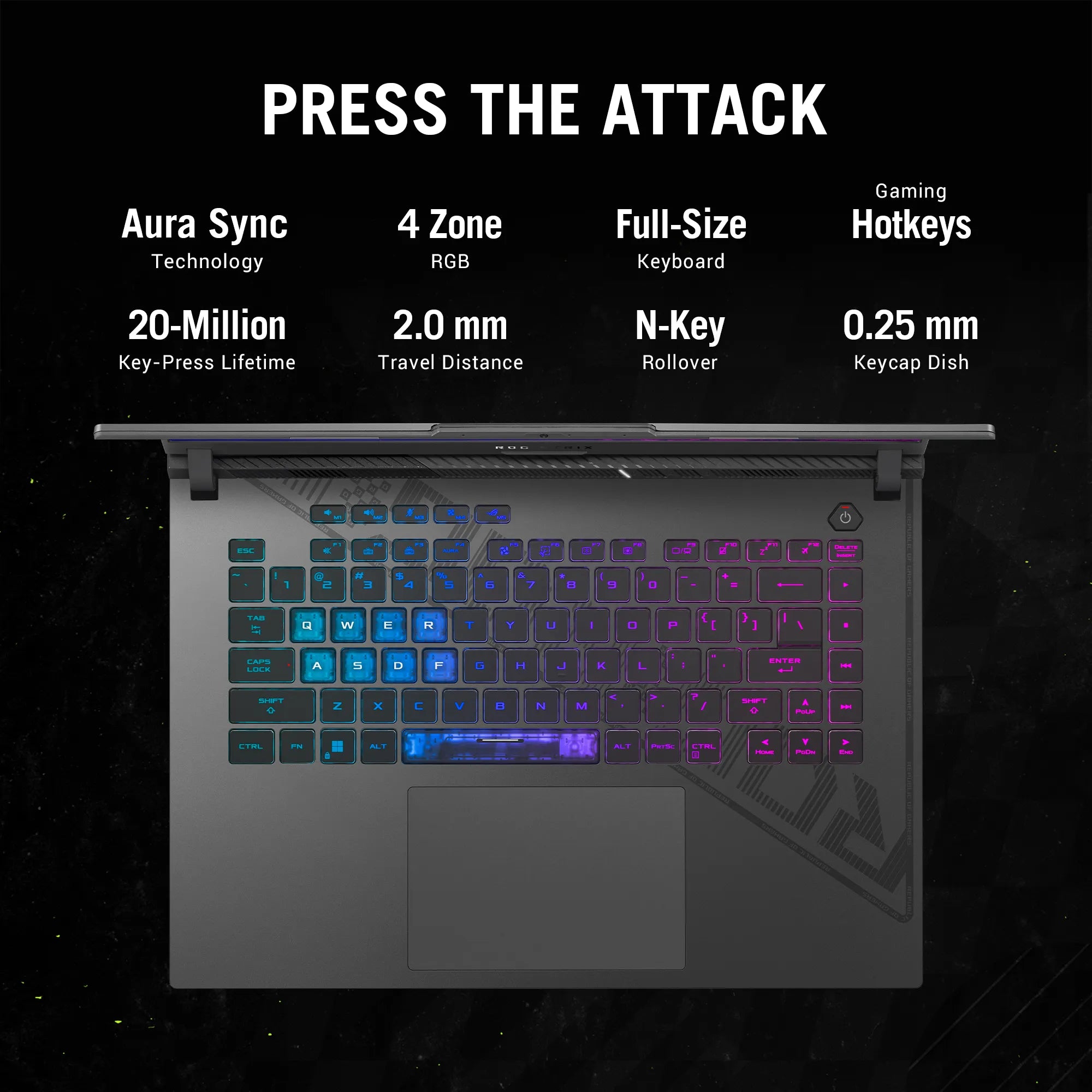 Asus ROG Strix G16, Gaming Laptop, Intel Core i7-13650HX, RTX 4050 GPU ,16GB,1TB PCIe® 4.0 NVMe™ M.2 SSD,40.64 cms (16), FHD, G614JU-N4200WS - | Buy Online at Shwetha Computers