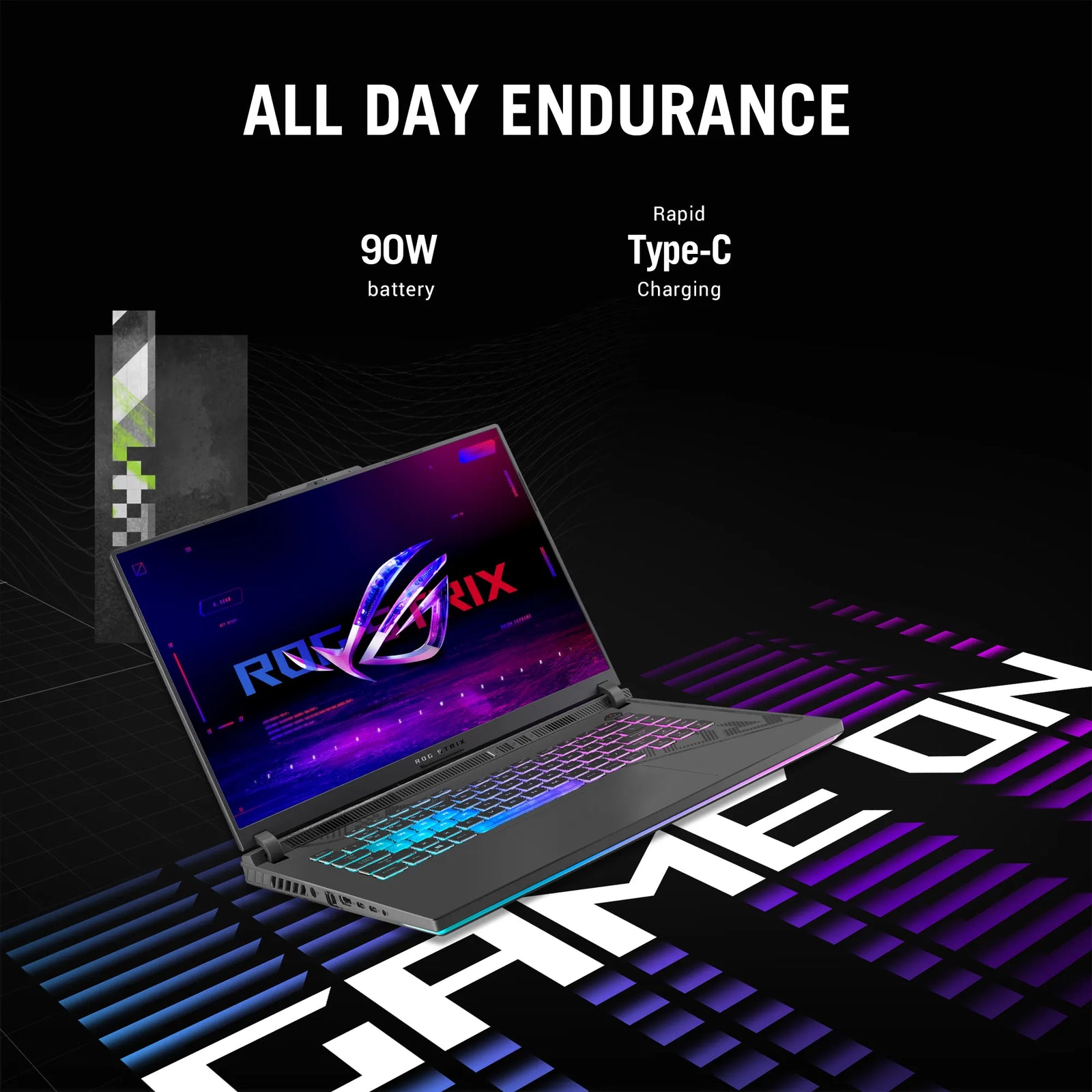 Asus ROG Strix G16, Gaming Laptop, Intel Core i7-13650HX, RTX 4050 GPU ,16GB,1TB PCIe® 4.0 NVMe™ M.2 SSD,40.64 cms (16), FHD, G614JU-N4200WS - | Buy Online at Shwetha Computers