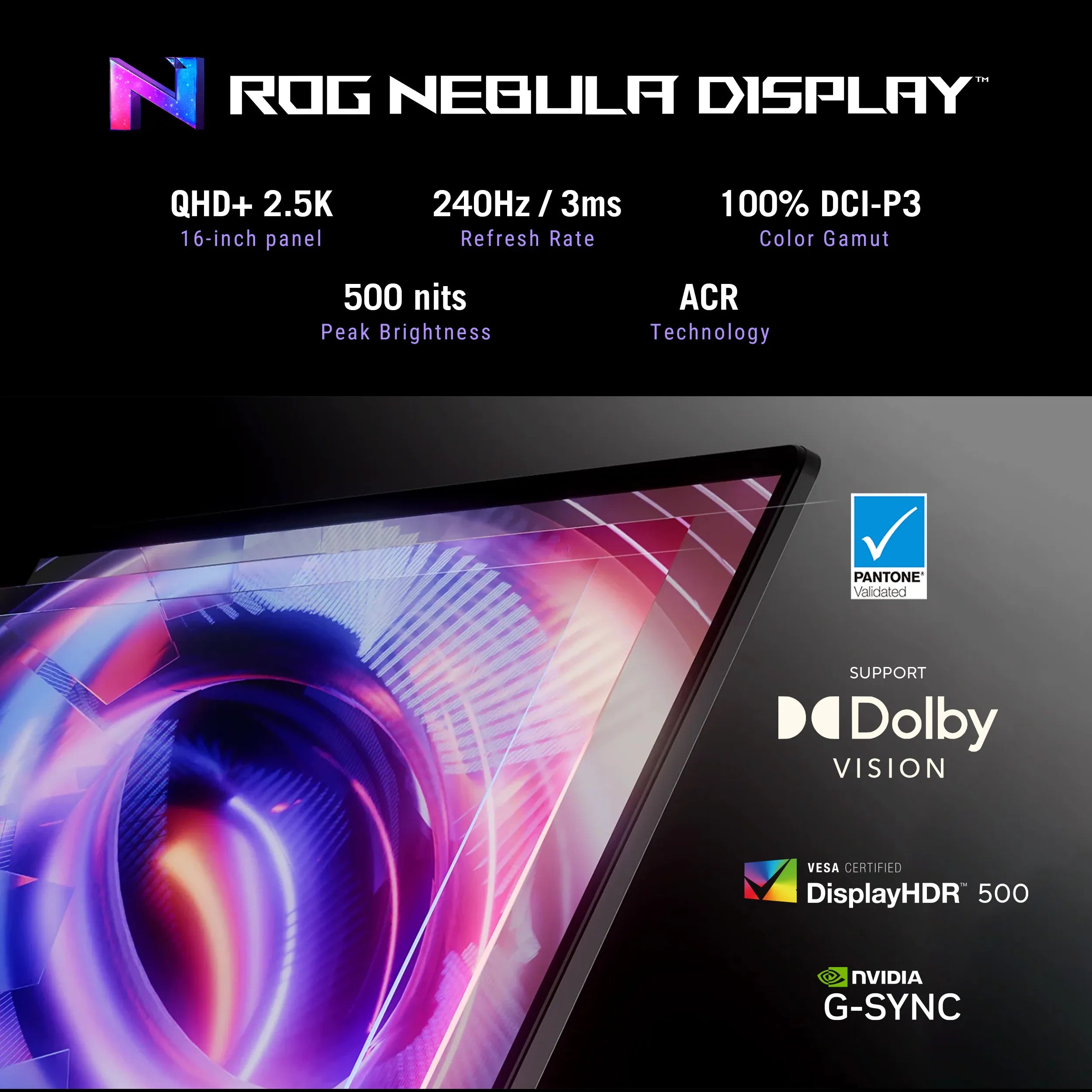 Asus ROG Strix G16, Gaming Laptop, Intel Core i7 14650HX, RTX 5050 GPU ,16GB, 1TB PCIe® 4.0 NVMe™ M.2 SSD, 40.64 cms (16), 2.5K, G615JHR-S5005WS - | Buy Online at Shwetha Computers