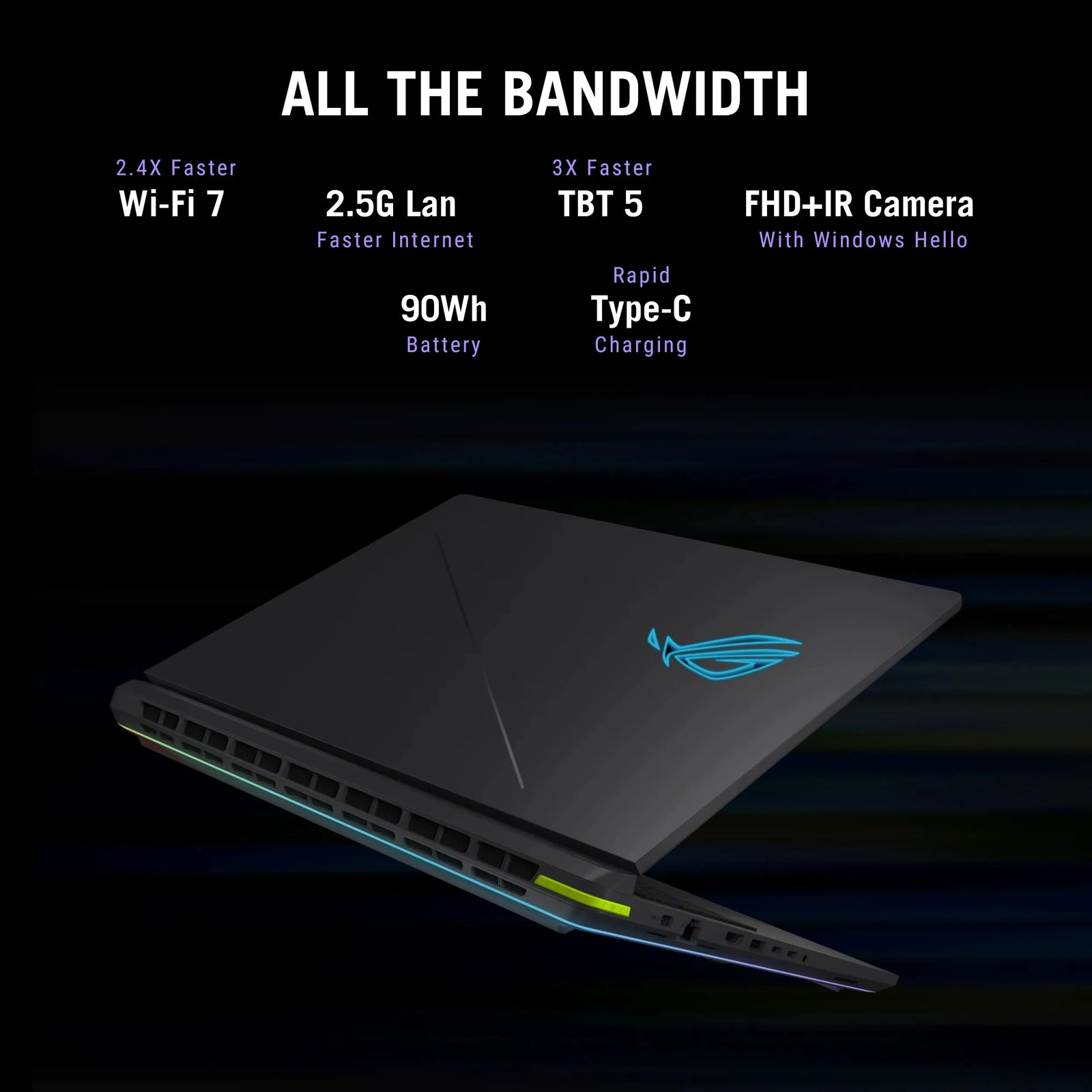 Asus ROG Strix G16, Gaming Laptop, Intel Core i7 14650HX, RTX 5050 GPU ,16GB, 1TB PCIe® 4.0 NVMe™ M.2 SSD, 40.64 cms (16), 2.5K, G615JHR-S5005WS - | Buy Online at Shwetha Computers
