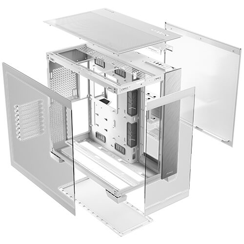 ANTEC C8 AL Full Tower Gaming Cabinet (White) - | Buy Online at Shwetha Computers