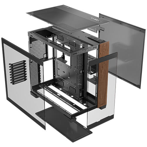 ANTEC C8 Wood Full Tower Gaming Cabinet (Black) - | Buy Online at Shwetha Computers