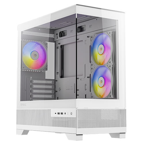 ANTEC CX500M RGB Mini-Tower Gaming Cabinet (White)