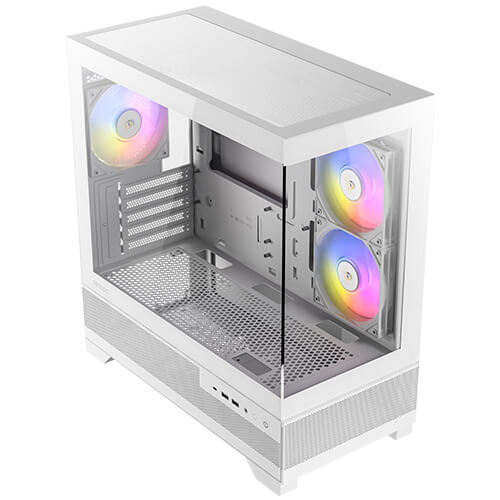 ANTEC CX500M RGB Mini-Tower Gaming Cabinet (White)