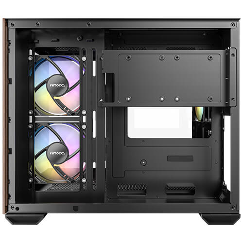 ANTEC CX600M Wood ARGB_B Mini-Tower Gaming Cabinet (Black) - | Buy Online at Shwetha Computers
