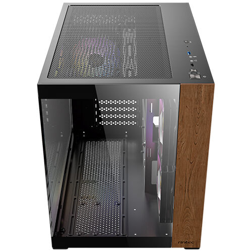 ANTEC CX600M Wood ARGB_B Mini-Tower Gaming Cabinet (Black)