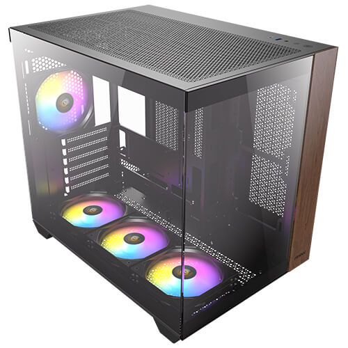 ANTEC CX800 Wood ARGB_B Mid-Tower Gaming Cabinet - | Buy Online at Shwetha Computers