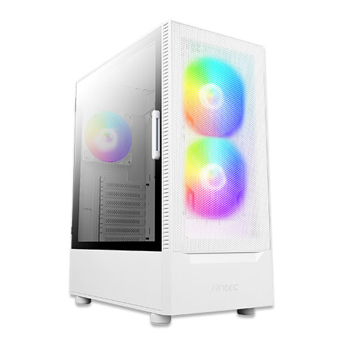 ANTEC NX410 V2 Mid-Tower Gaming Cabinet - White | Buy Online at Shwetha Computers
