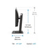 BenQ GW2490T 24 Inch FHD Eye-Care Monitor with Height-Adjustable Stand (Black)