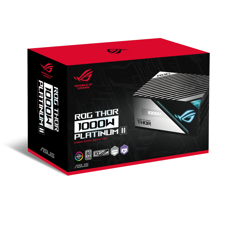 ASUS ROG THOR 1000P2 Platinum PSU delivers stable power for gaming PCs