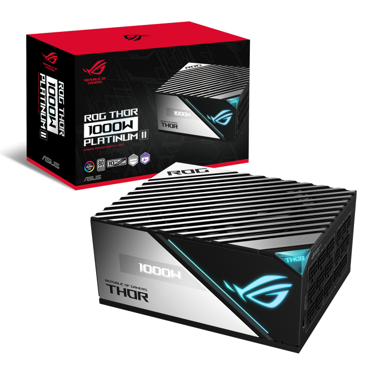 ASUS ROG THOR 1000P2 Platinum PSU delivers stable power for gaming PCs
