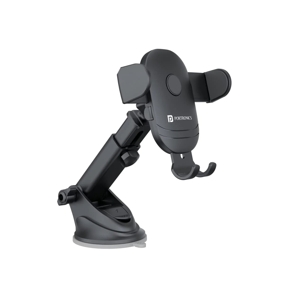 PORTRONICS Clamp M2 Mobile Phone Holder | Adjustable Height | 360° Rotation | Suction Cup Mount | 180° Pivot - | Buy Online at Shwetha Computers