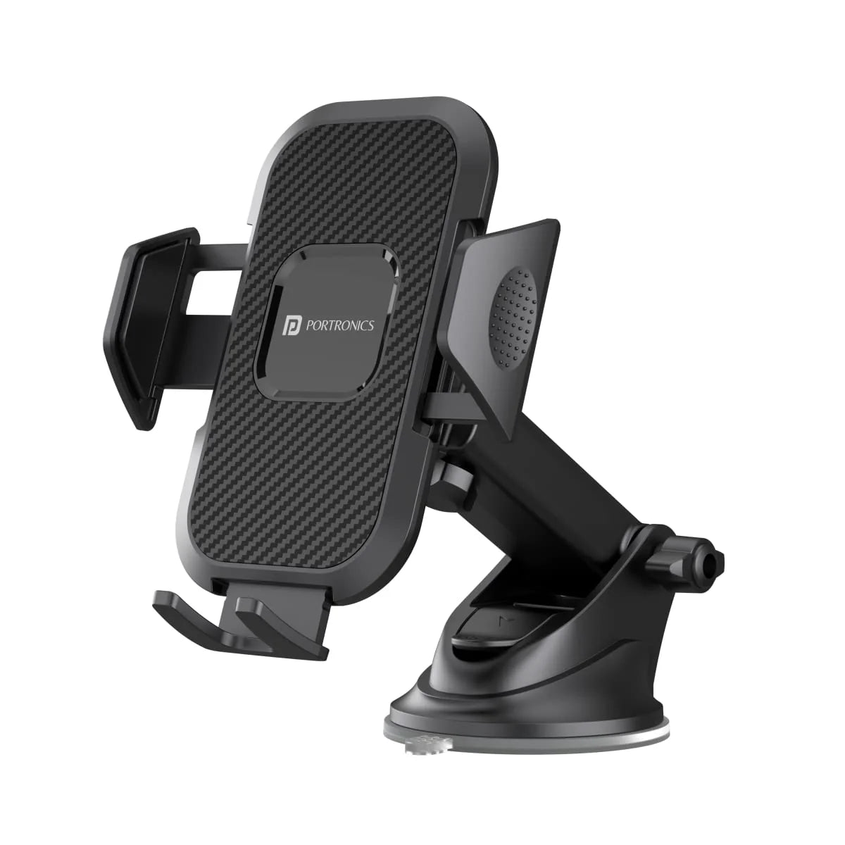 PORTRONICS Clamp M Car Mobile Holder | Adjustable Height | 360° Rotation | Suction Cup Mount | 180° Pivot - | Buy Online at Shwetha Computers