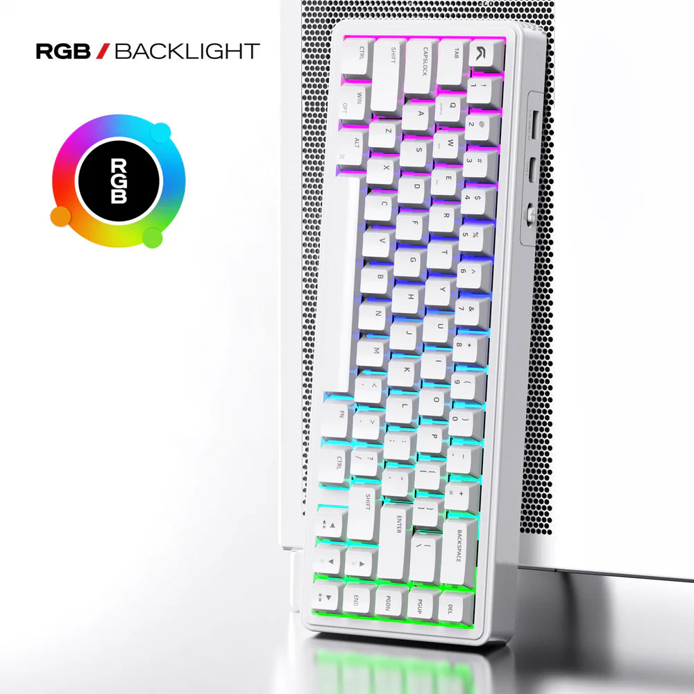 Cybeart Akula 65 | Compact 65% Tri-Mode Gaming Keyboard - | Buy Online at Shwetha Computers