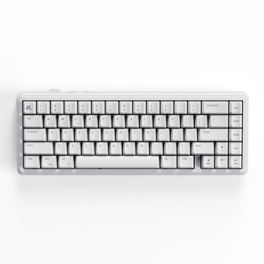 Cybeart Akula 65 | Compact 65% Tri-Mode Gaming Keyboard - White | Buy Online at Shwetha Computers