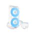 Arctic Liquid Freezer III-240 ARGB CPU Liquid Cooler (White)