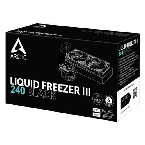 Arctic Liquid Freezer III-240 CPU Liquid Cooler (Black)